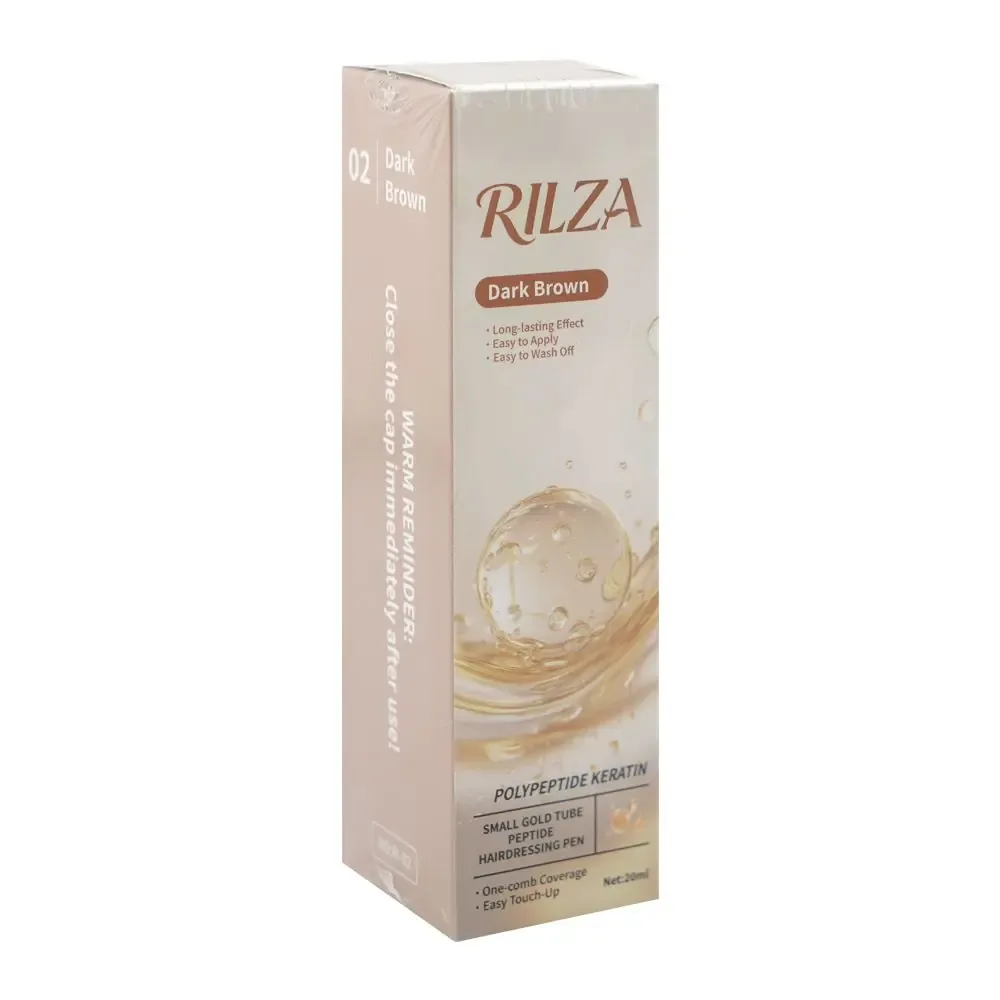 Rilza Poly Peptide Keratin Hair Dressing Pen, Dark Brown