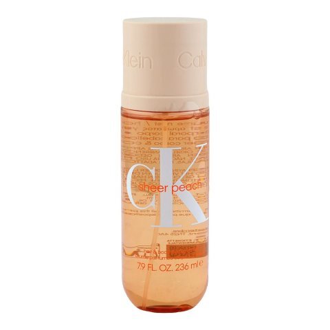 Calvin Klein Sheer Peach Hair & Body Perfume Mist, For Men & Women, 236ml