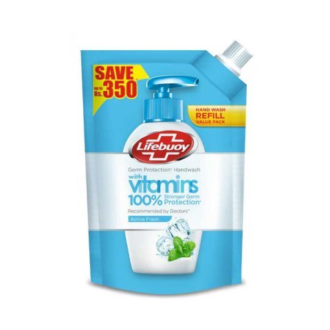 Lifebuoy Active Fresh With Vitamin Hand Wash 900ml Pouch Refill Save Up To Rs.350/-