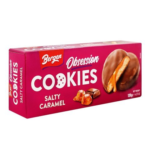 Bergen Salty Caramel Cookies, 128g