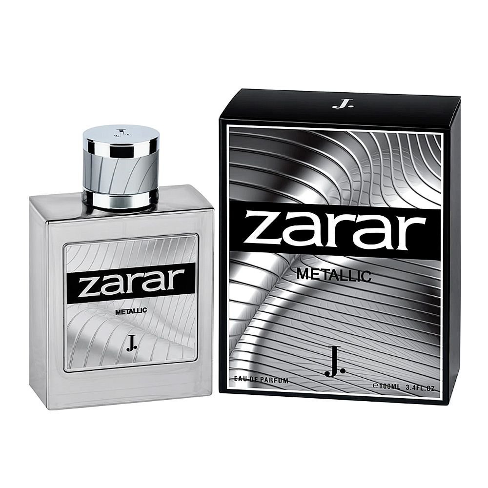 Junaid Jamshed J. Zarar Metallic, Eau De Parfum, For Men, 100ml