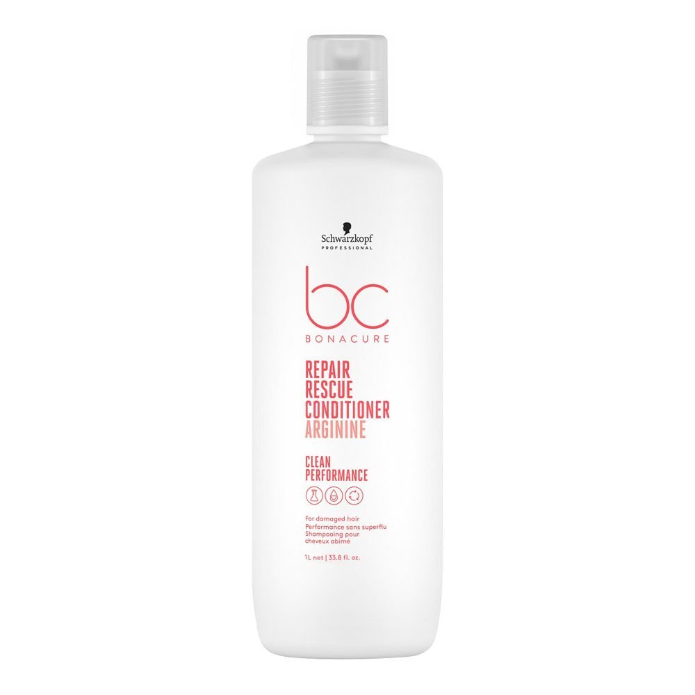 Schwarzkopf BC Bonacure Repair Rescue Arginine Damaged Hair Conditioner, For Damaged Hair, 1 Liter