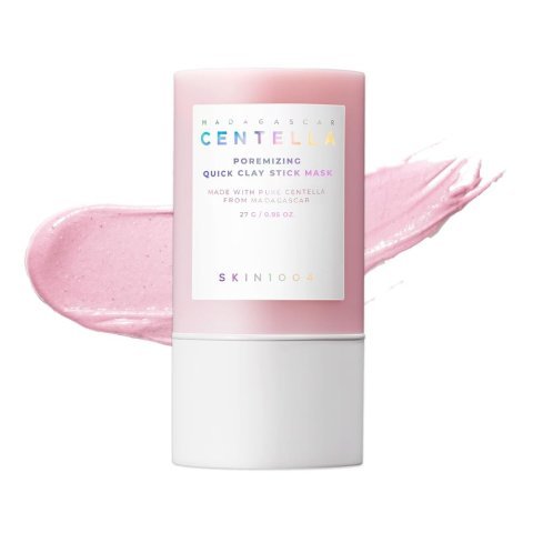 Skin1004 Madagascar Centella Poremizing Quick Clay Stick Mask, Dipropylene Glycol, Butylene Glycol, For Oily & Normal Skin, 27g