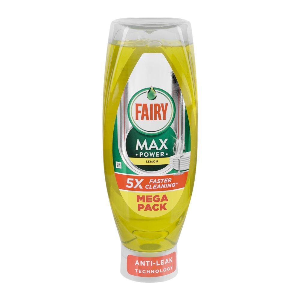 Fairy Max Power Lemon Liquid Dishwash, 730ml