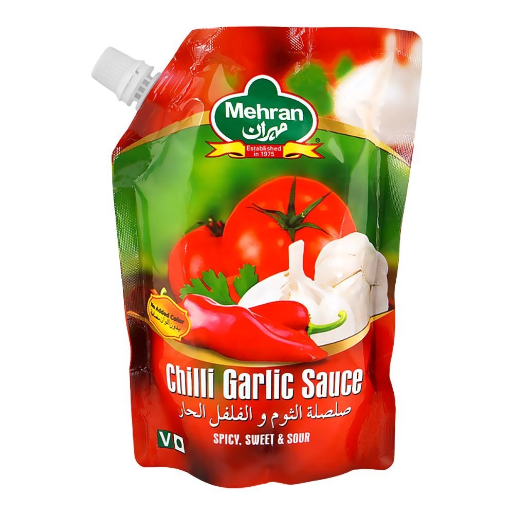 Mehran Chilli Garlic Sauce Pouch, 400g