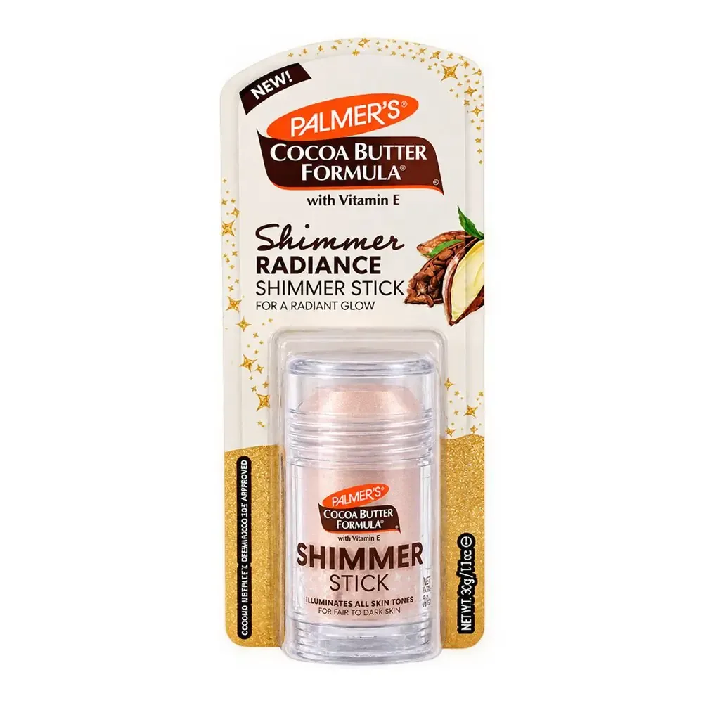 Palmer's Cocoa Butter Formula With Vitamin E Shimmer Radiance Shimmer Stick, Cocoa, Shea Butter, For All Skin Tones, 30g