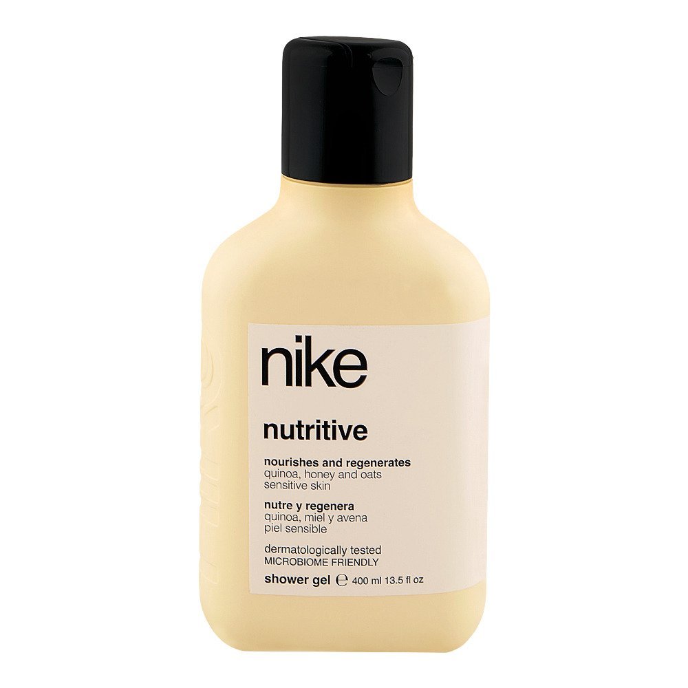 Nike Nutritive Nourishes And Regenerates Shower Gel, For Sensitive Skin, 400ml