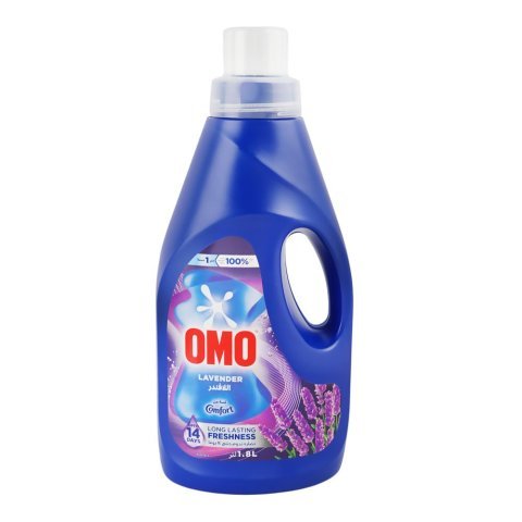 Omo Lavender Liquid Detergent Gel, 1.8 Liter