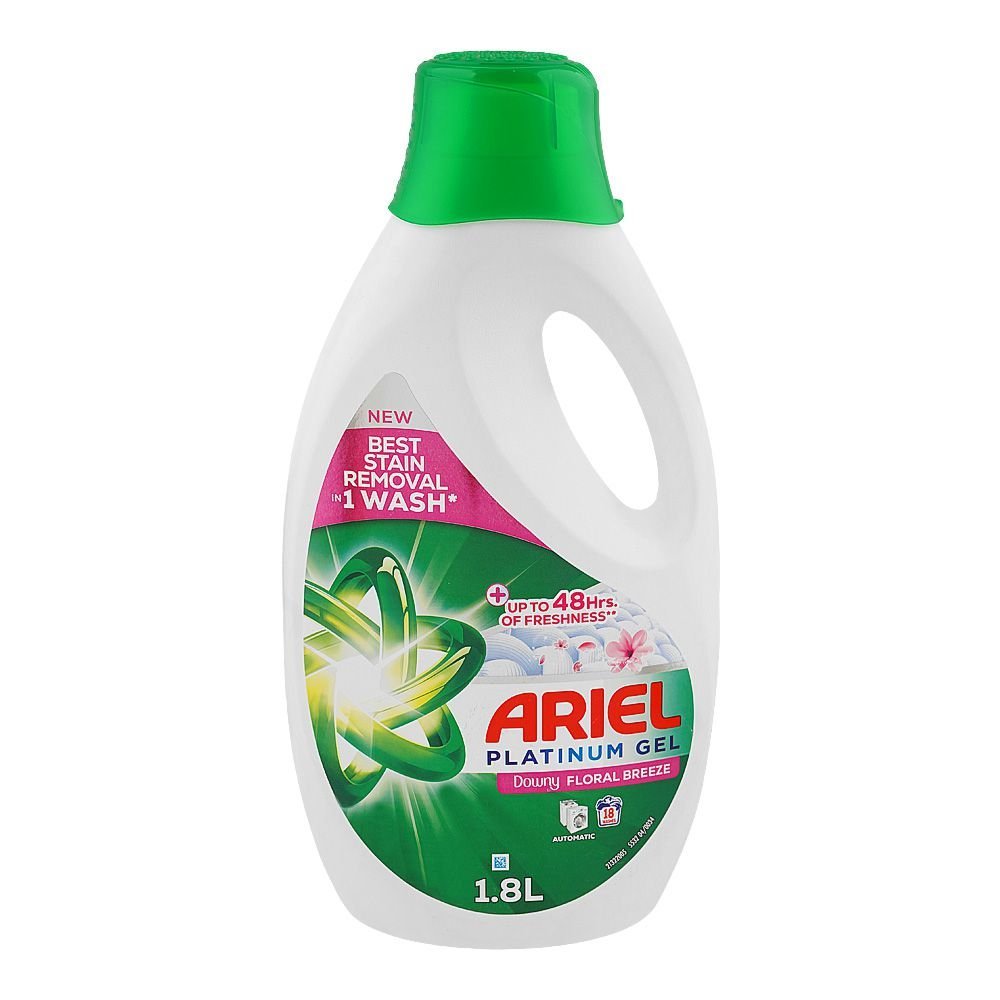 Ariel Platinum Gel Downy Floral Breeze, 1.8 Liter