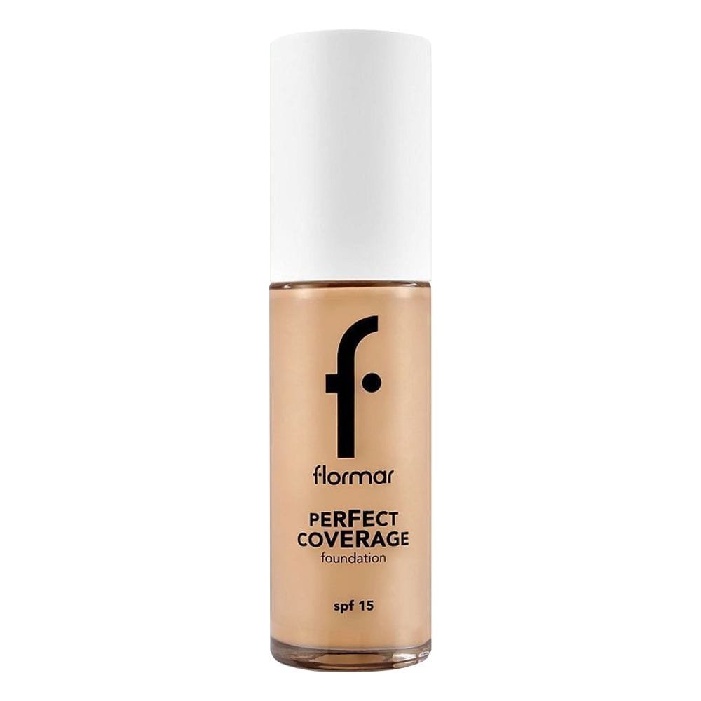Flormar Perfect Coverage Foundation, 121 Golden Neutral, 30ml