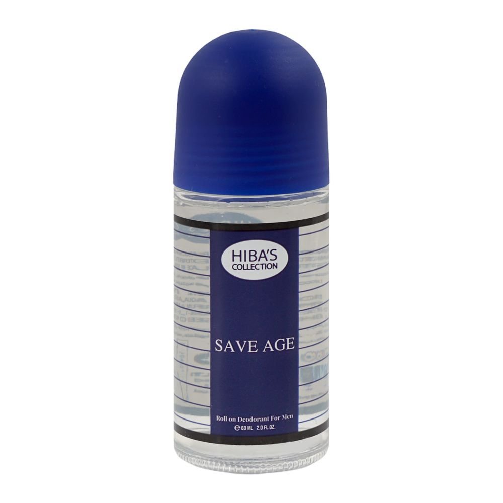 Hiba's Collection Saveage Roll On, For Men, 60ml