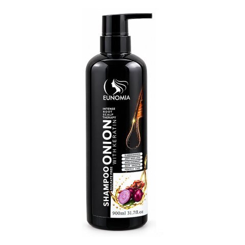 Eunomia Onion With Keratin Shampoo, Sulfate Free, Keratin, For Hair Loss, 900ml