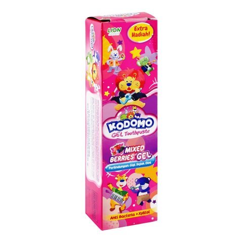 Kodomo Mixed Berries Gel Anti-Bacterial Toothpaste, 45g