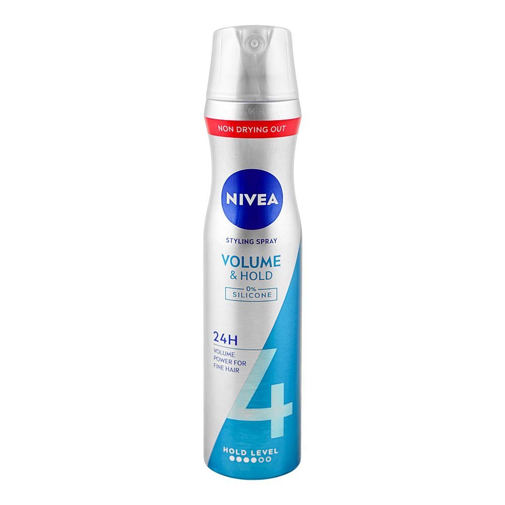 Nivea 24H Volume & Hold Hold Level 4 Styling Spray, 250ml
