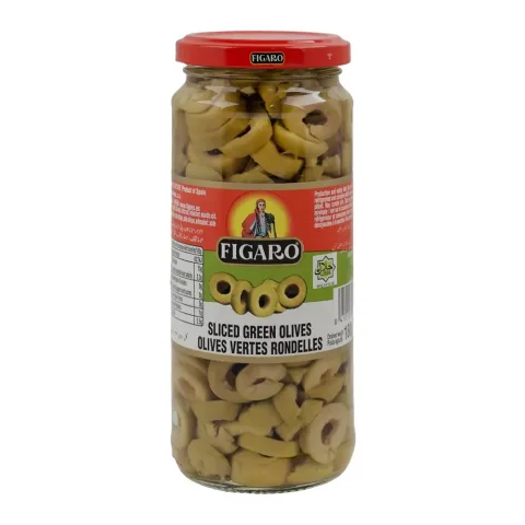 Figaro Green Slice Olives, 340g