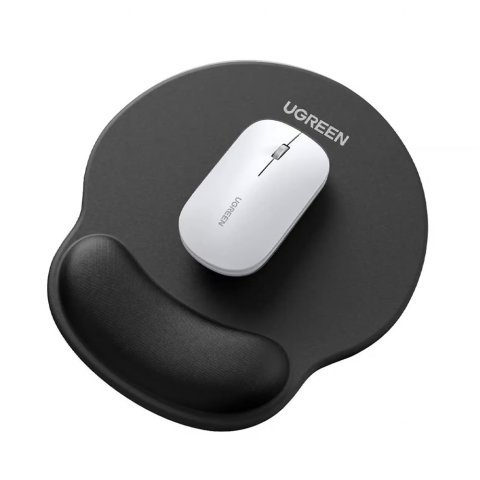 UGreen Ergonomic Mouse Pad With Wrist Rest, Black, 25245