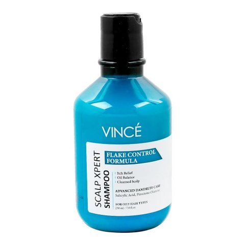 Vince Scalp Xpert Flake Control Formula Shampoo, Salicylic Acid, Citric Acid, For Oily Hair, 230ml