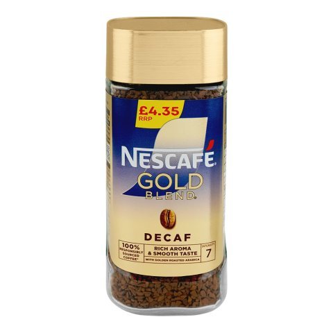 Nescafe Gold Blend Decaf Rich Aroma & Smooth Taste Coffee, 95g