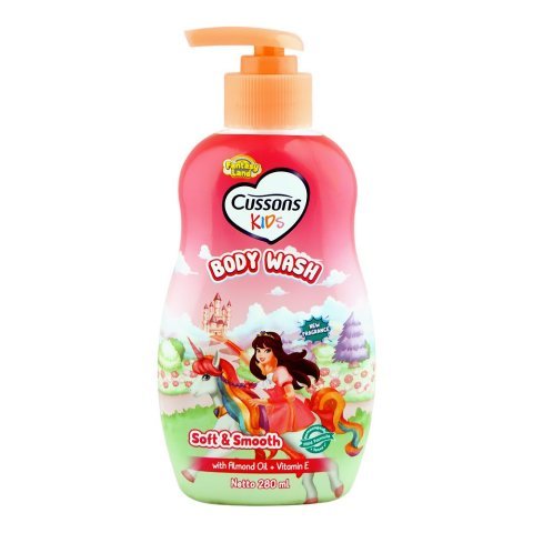 Cussons Creations Kids Soft & Smooth Almond Oil + Vitamin E Body Wash, For Kids, 280ml