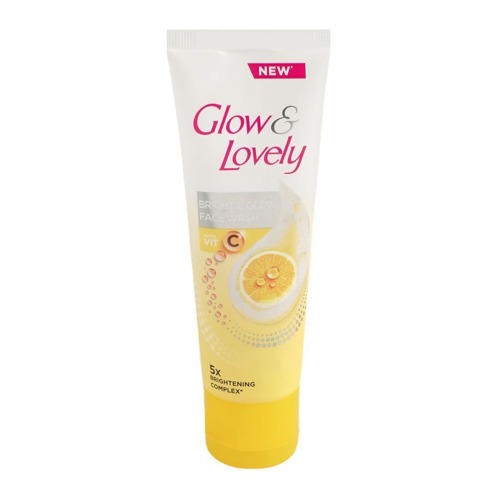 Glow & Lovely Bright C Glow Face Wash, Vitamin C, Niacinamide, 80g