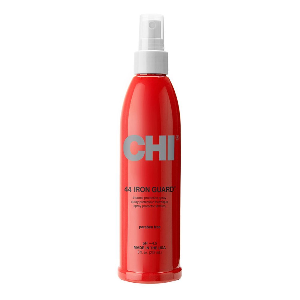 CHI 44 Iron Guard Thermal Protection Spray, Heat Protectant, Paraben Free, 237ml