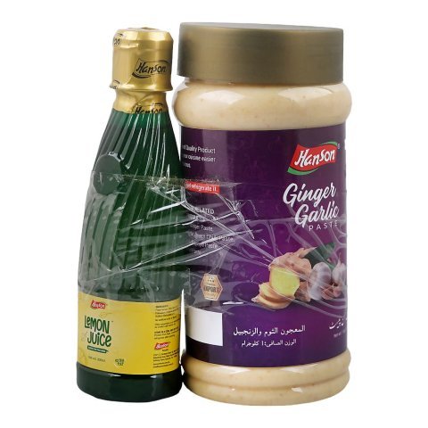 Hanson Garlic & Ginger Paste 1KG With 300g Lemon Juice