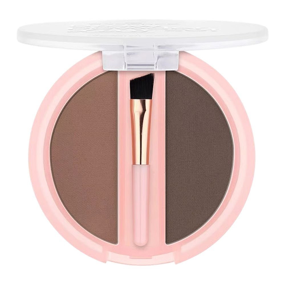 Essence Eyebrow Powder Duo Set, Vegan, 02 Medium, 1.8g