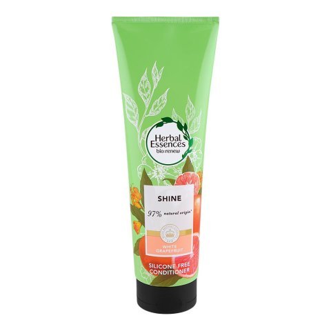 Herbal Essences Bio Renew Shine White Grapefruit Conditioner, Silicone Free, 275ml