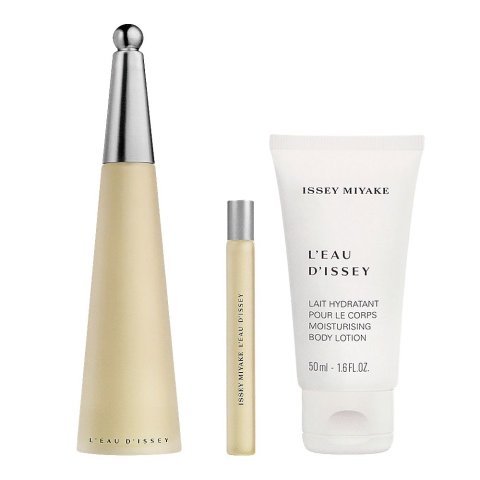 Issey Miyake L'Eau D'Issey Set For Women Eau De Toilette 100 + Eau De Toilette 10ml + Body Lotion 50ml