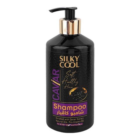 Silky Cool Caviar Shampoo, For All Types Of Hair, 500ml