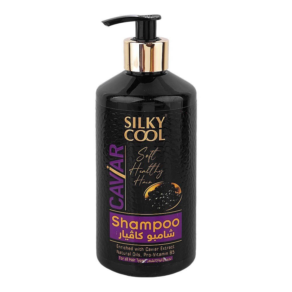 Silky Cool Caviar Shampoo, For All Types Of Hair, 500ml