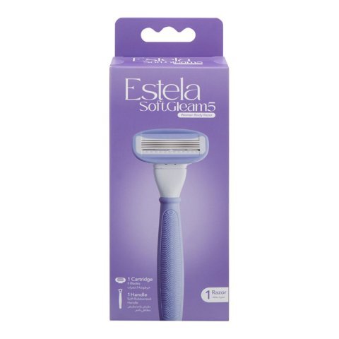 Treet Estela Soft Gleam 5 Women Body Razor, For Women, 1-Pack