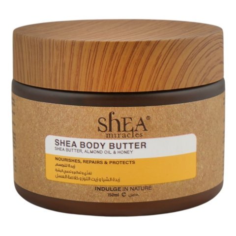 Shea Miracles She Butter, Almond Oil & Honey Body Butter, For Sensitive Skin, 150ml