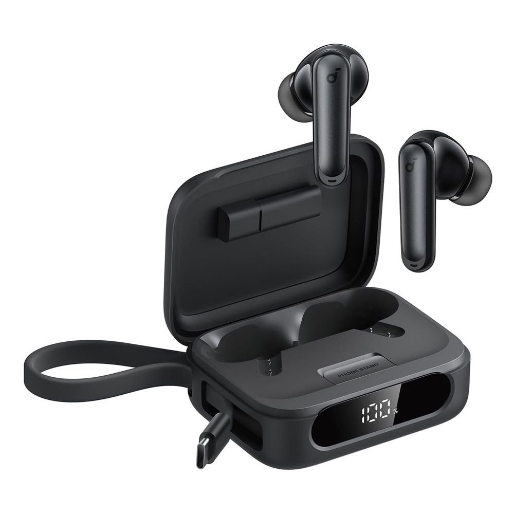 Anker Soundcore P41I ANC 3-In-1 Charging Case Earbuds, IPX5 Water Resistance, 12 Hours Play Time, Black, A3937H11
