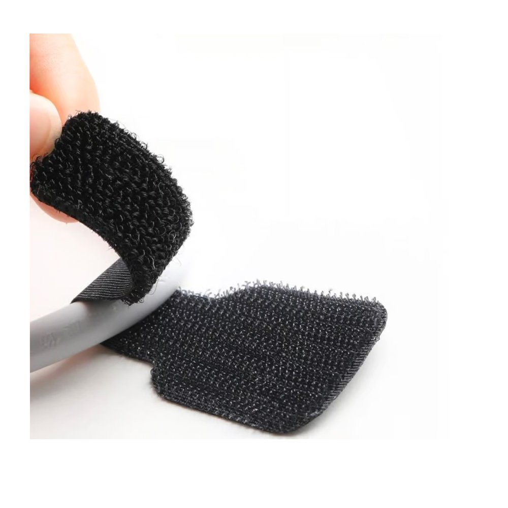 UGreen Adhesive Cable Tie, Black, 50696, 5-Pack