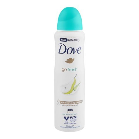 Dove Go Fresh Pear & Aloe Vera Scent Anti-Prespirant Deodorant Spray, 150ml