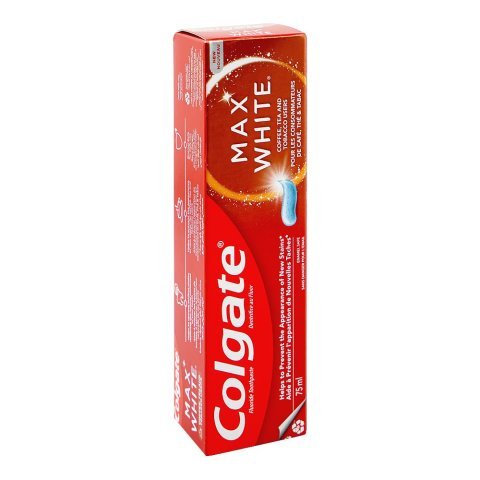 Colgate Max White Coffee, Tea And Tobacco Flouride Toothpaste, 75ml