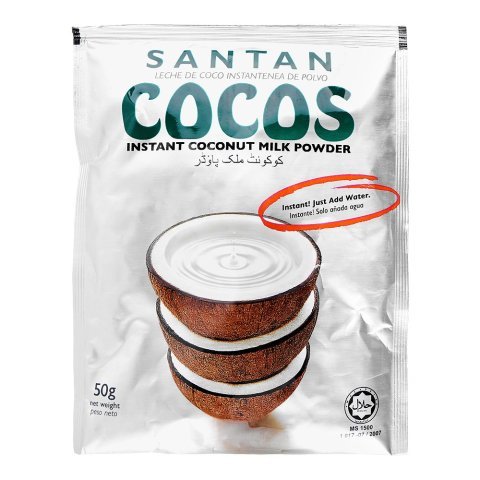 Santan Cocos Instant Coconut Milk Powder, 50g