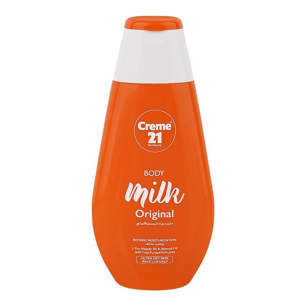Creme 21 Body Milk Original Body Lotion, Citric Acid, 250ml
