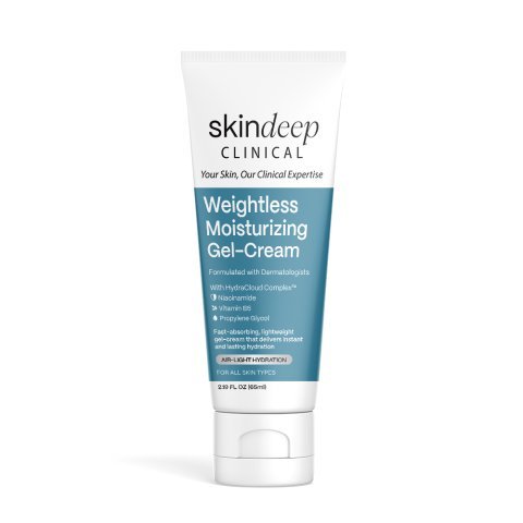 Skin Deep Clinical Air-Light Hydration Weightless Moisturizing Gel-Cream, Niacinamide, For All Types Of Skin, 65ml
