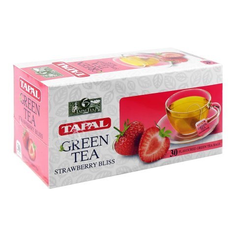 Tapal Strawberry Green Tea Bags 30-Pack