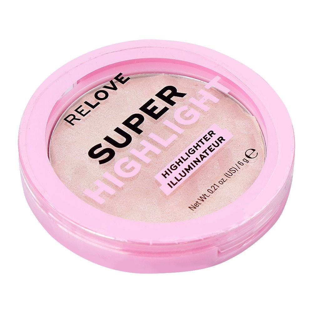 Makeup Revolution Relove Super Highlight, Blushed Rose, 6g