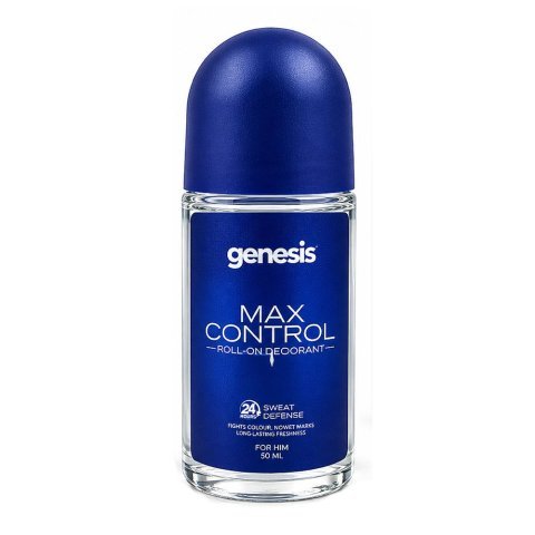 Genesis Max Control Roll On Deodorant, For Men, 50ml