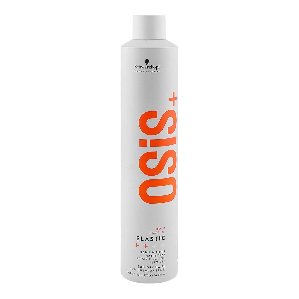 Schwarzkopf Osis+ Hold Fixation Elastic Medium Hold Hair Spray, 500ml
