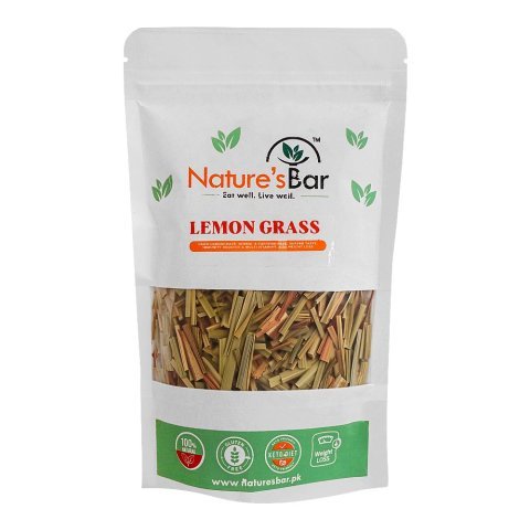 Nature's Bar Organic Lemon Grass Tea, Herbal Tea, Boost Metabolism, 35g