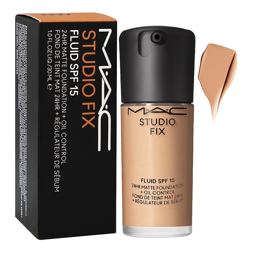Mac Studio Fix Fluid SPF15 24HR Matte Foundation, NC27, 30ml