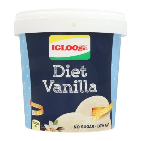 Igloo Supreme Diet Vanilla Frozen Dessert, 800ml