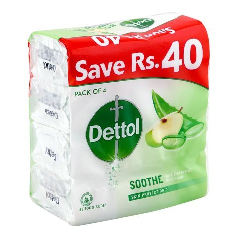 Dettol Soothe Soap, 4x110g