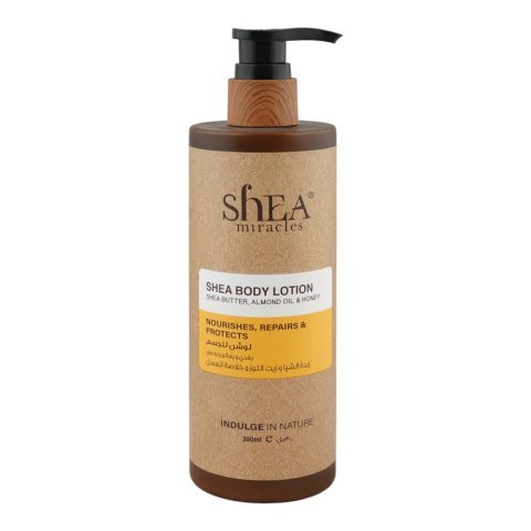 Shea Miracles She Butter, Almond Oil & Honey Shea Body Lotion, For Sensitive Skin, 300ml