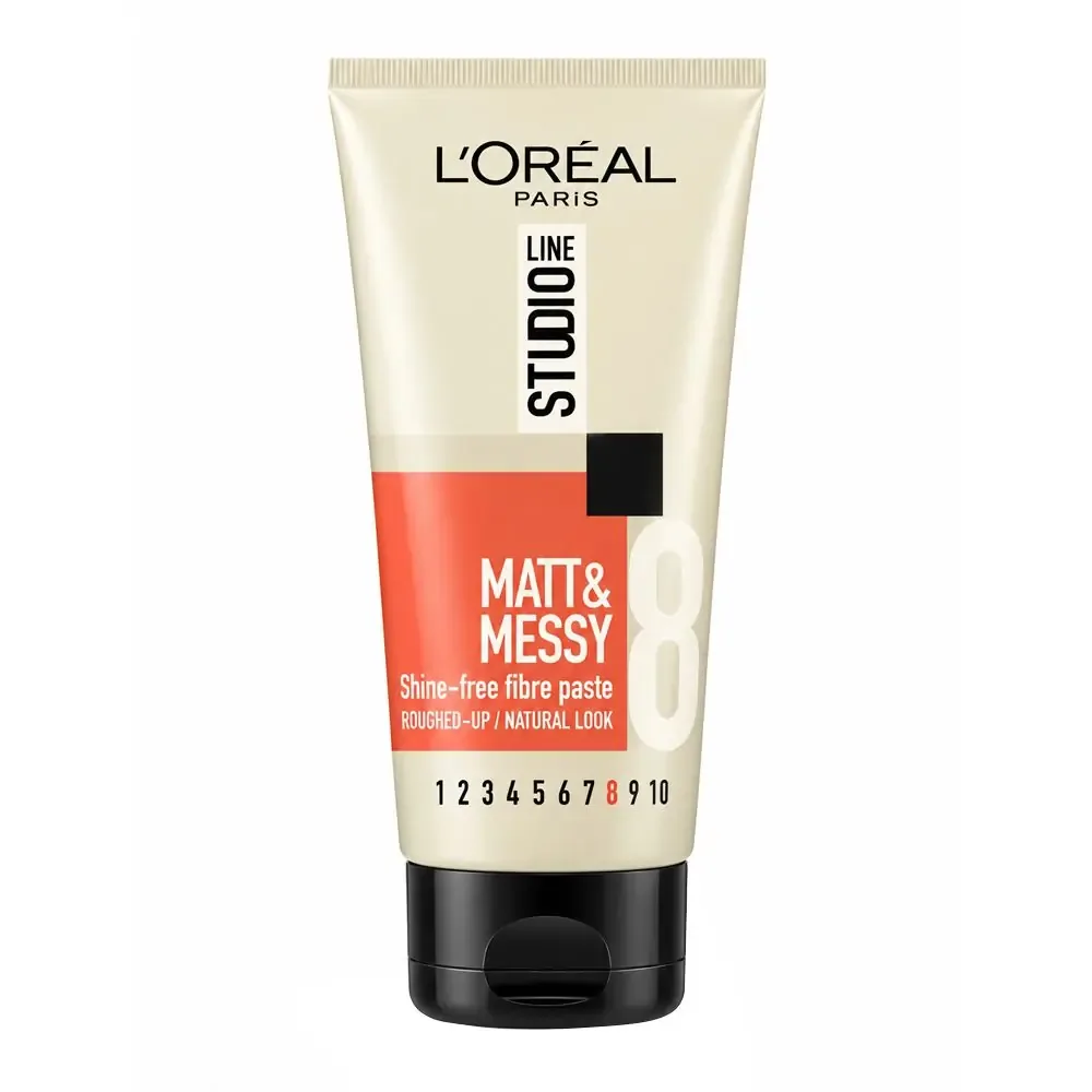 L'Oreal Paris Studio Line Matt & Messy 8 Shine-Free Fibre Styling Paste, 150ml